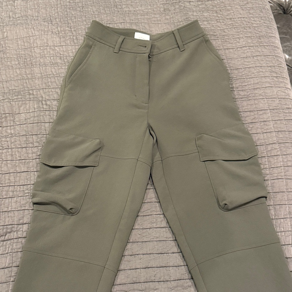 Aritzia Wilfred Sage Green Cargo Pants